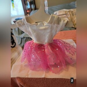 Pink and White Doll Dress